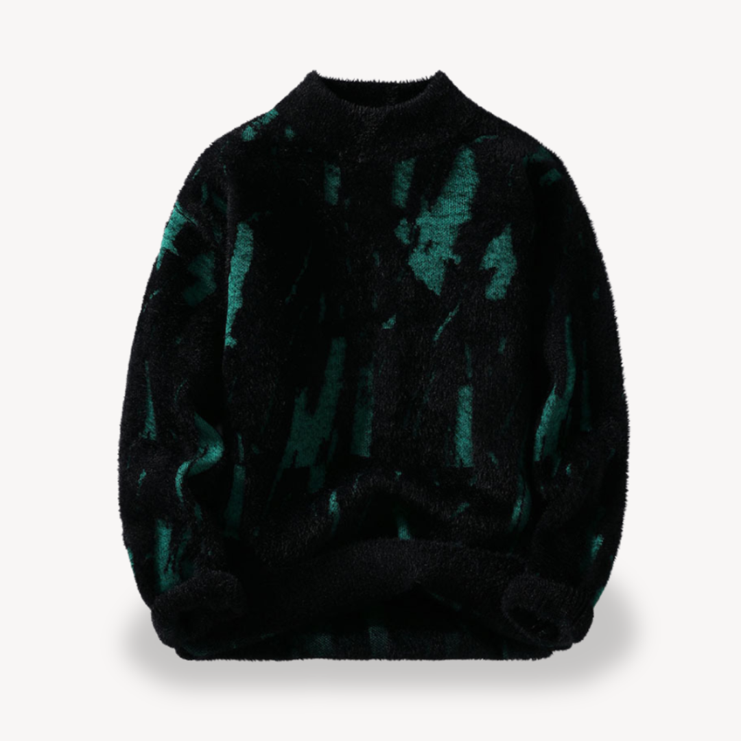 Loravelle | Men's Fuzzy Knit Sweater Hause Lune