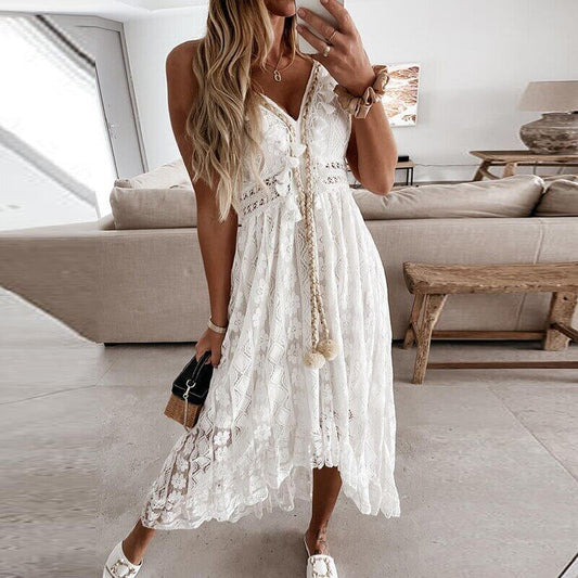 Diantha | Elegantes Boho Maxi Kleid - Fließend und Komfortabel-2
