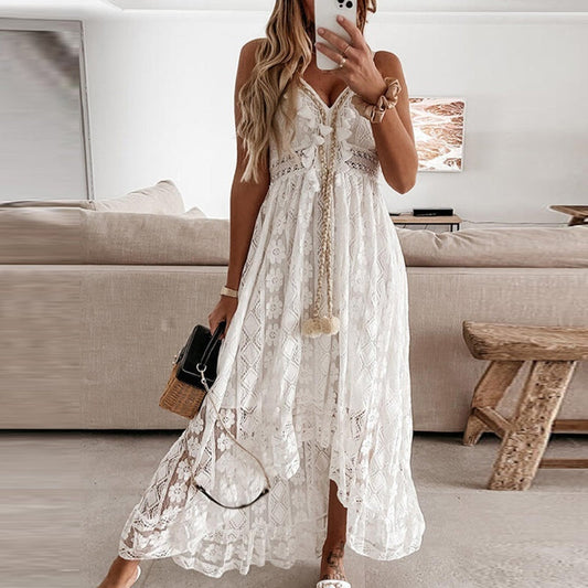Diantha | Elegantes Boho Maxi Kleid - Fließend und Komfortabel-1