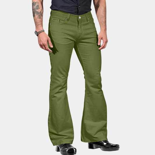 Bruno | Trendige Flare-Hose Für Herren – Modische Herren Hosen Mit Taillierter Passform 0