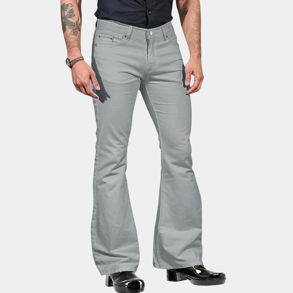 Bruno | Trendige Flare-Hose Für Herren – Modische Herren Hosen Mit Taillierter Passform 2