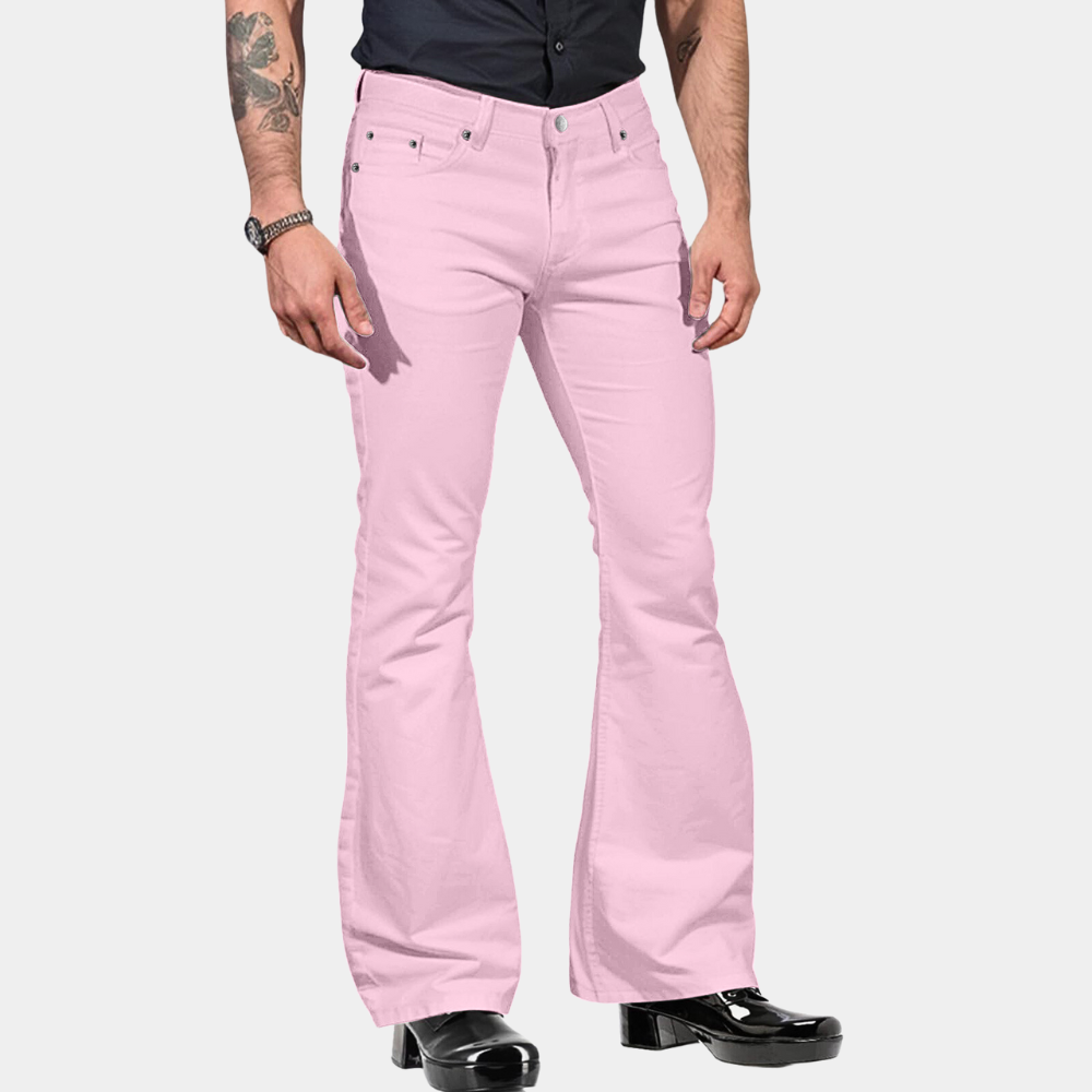 Bruno | Trendige Flare-Hose Für Herren – Modische Herren Hosen Mit Taillierter Passform 3