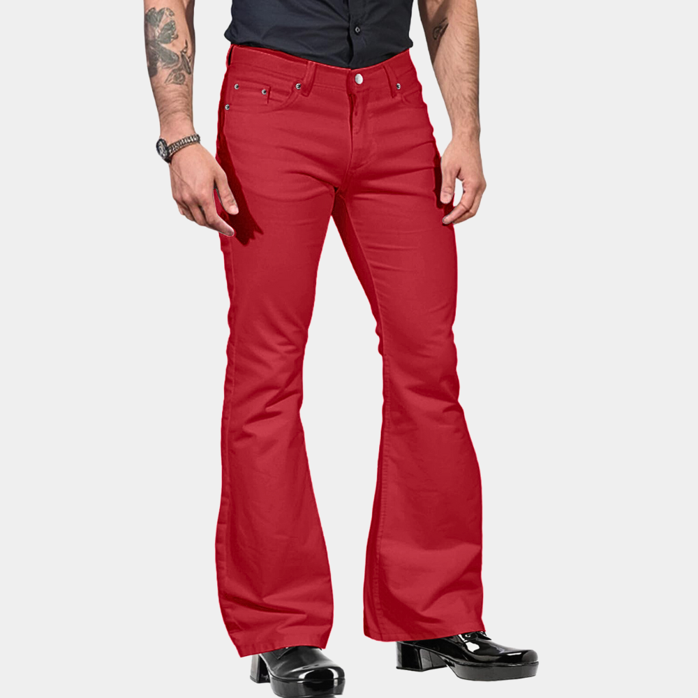 Bruno | Trendige Flare-Hose Für Herren – Modische Herren Hosen Mit Taillierter Passform 4