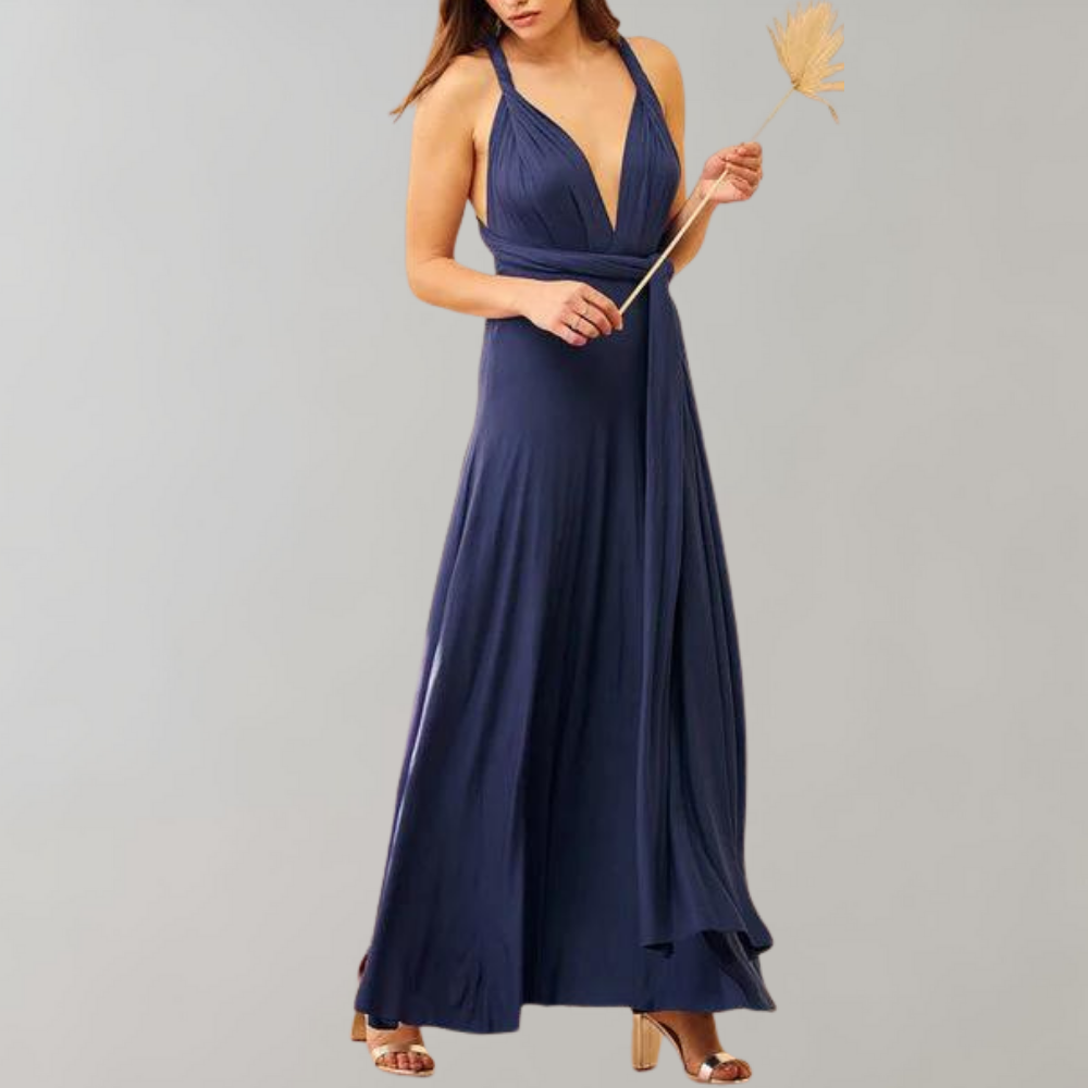 Variant image for Isabeau | Elegantes Wickelkleid Für Damen – Perfekt Für Sommer & Festliche Anlässe-17