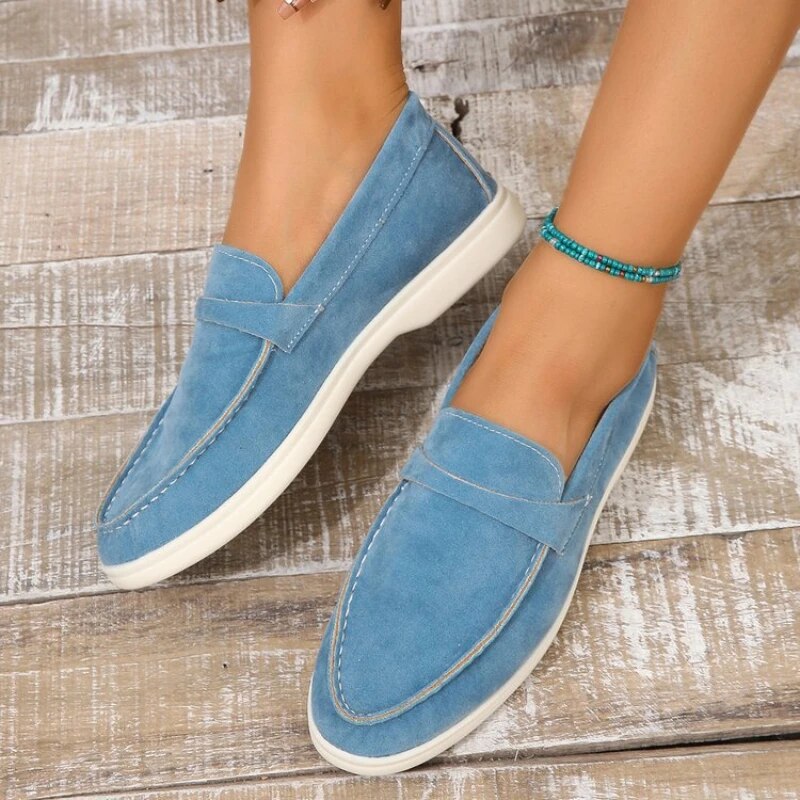 Catoo | Damen Loafers Schwarz Aus Suède - Stilvolle Penny Loafer für Elegante Looks 2