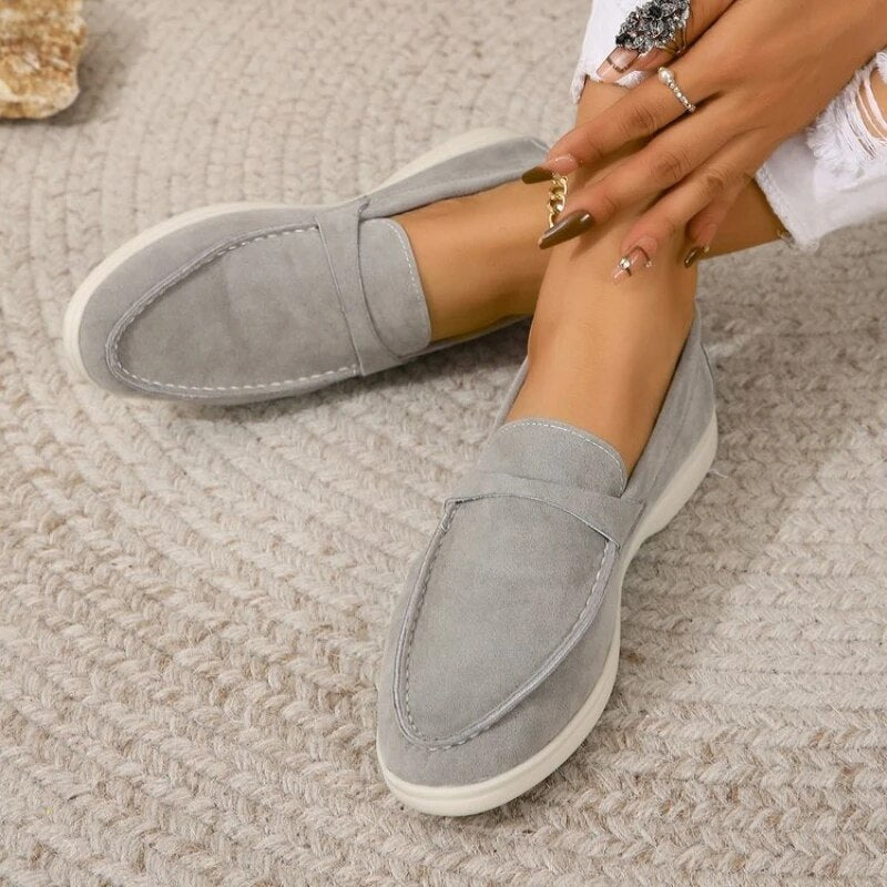 Catoo | Damen Loafers Schwarz Aus Suède - Stilvolle Penny Loafer für Elegante Looks 3