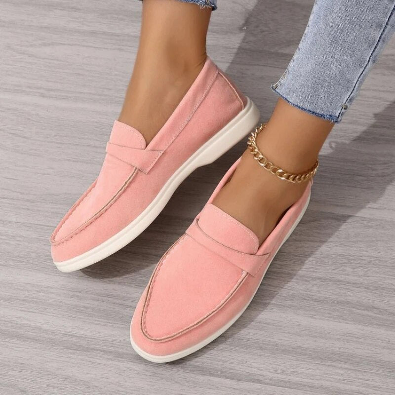 Catoo | Damen Loafers Schwarz Aus Suède - Stilvolle Penny Loafer für Elegante Looks 4