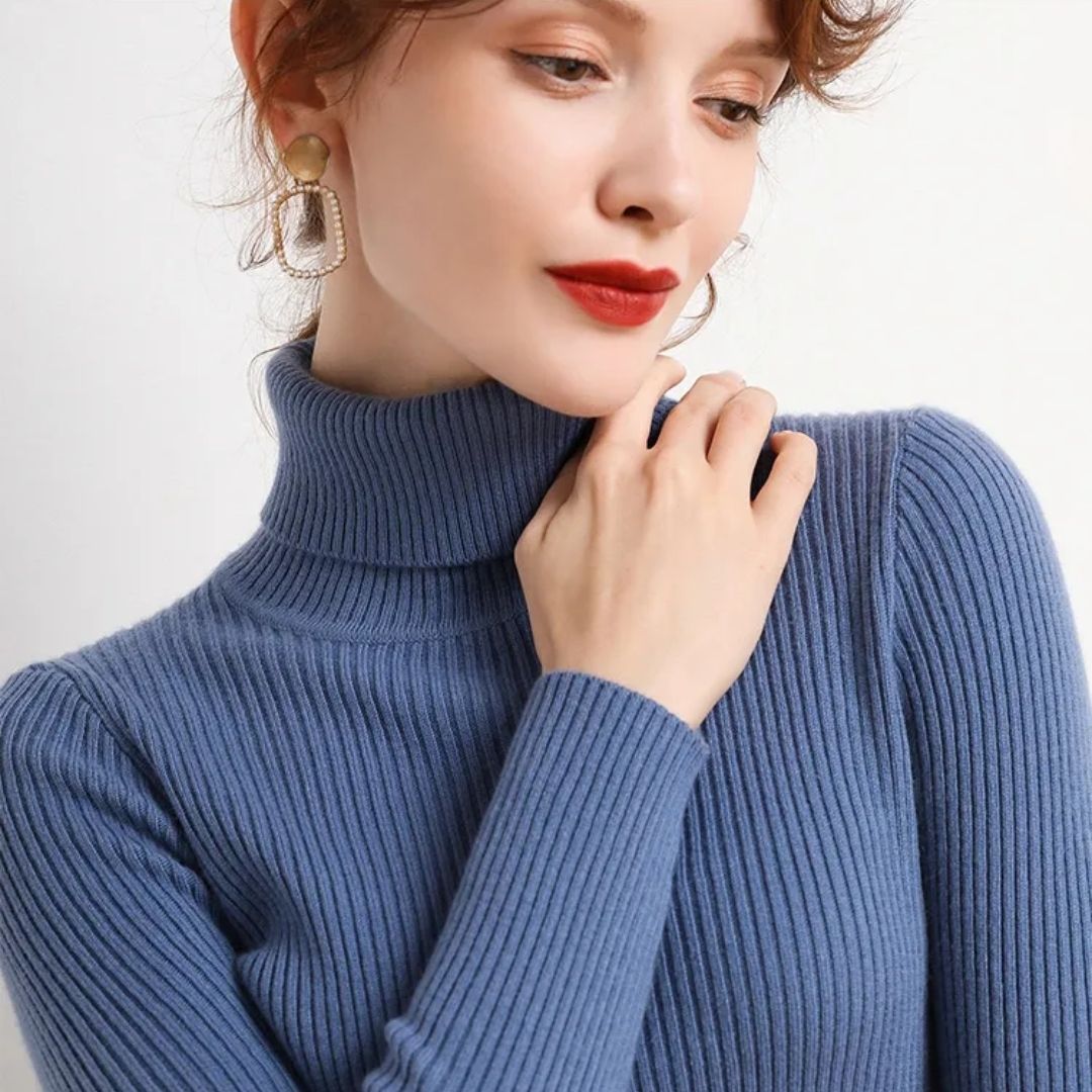 Charlotte Damen Pullover – Gerippter Baumwolle, Warm und Vielseitig 4