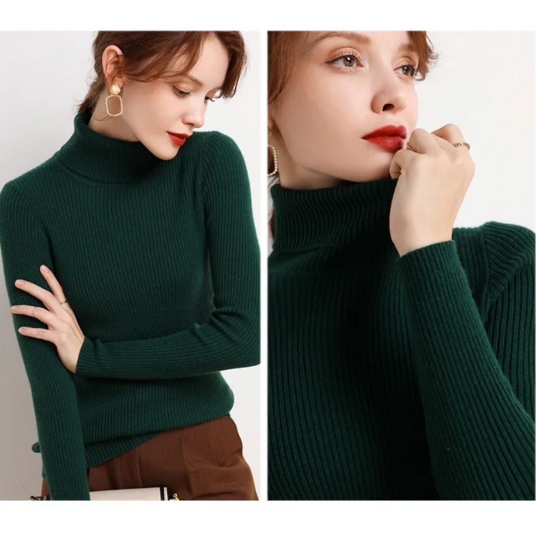 Charlotte Damen Pullover – Gerippter Baumwolle, Warm und Vielseitig 6