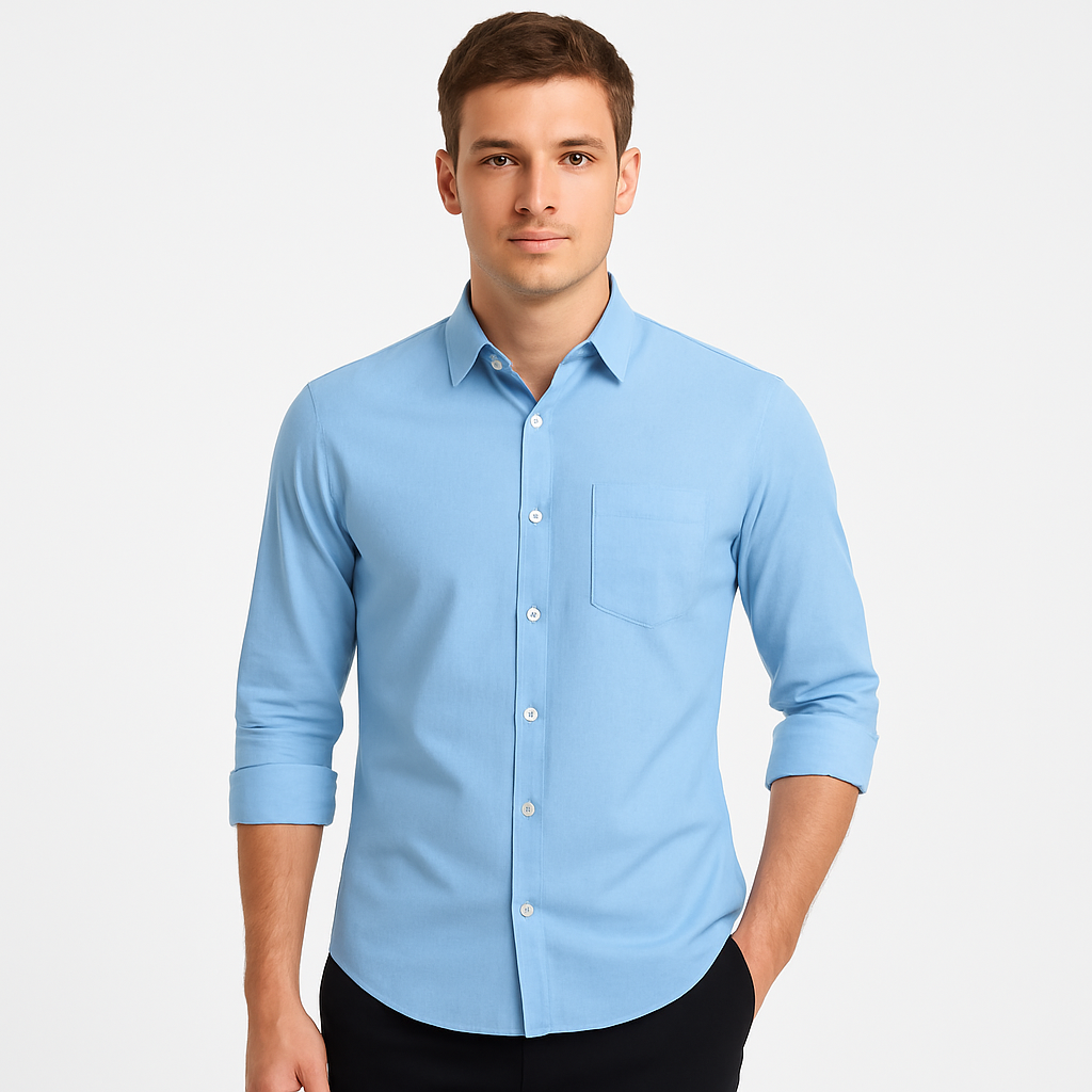 Benno | Hemd Mit Langen Ärmeln Für Herren – Elegantes Design Mit Reißverschluss 2