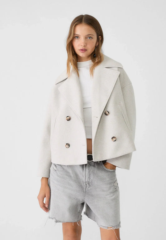 Olivia | Elegante Damenjacke Mit Doppeltem Knopfverschluss-2
