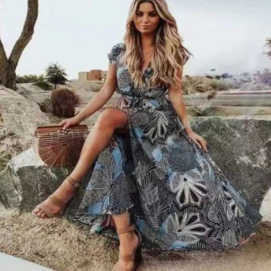 Christie | Lebendiges Boho Maxikleid Sommer Für Damen 1