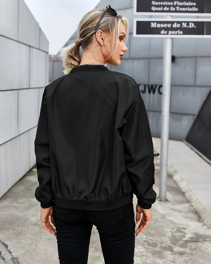 Meeike | Stilvolle Bomberjacke Damen - Modische Jacke für Jeden Anlass 6