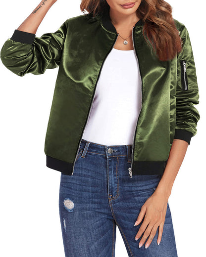 Meeike | Stilvolle Bomberjacke Damen - Modische Jacke für Jeden Anlass 1