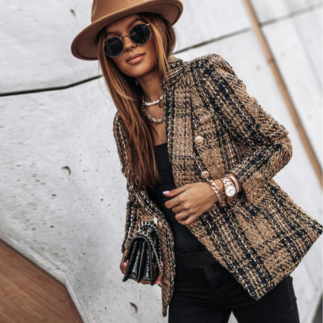 Damen Blazer PARIS – Elegante Passform, Schwarz oder Grün, Vielseitig 0