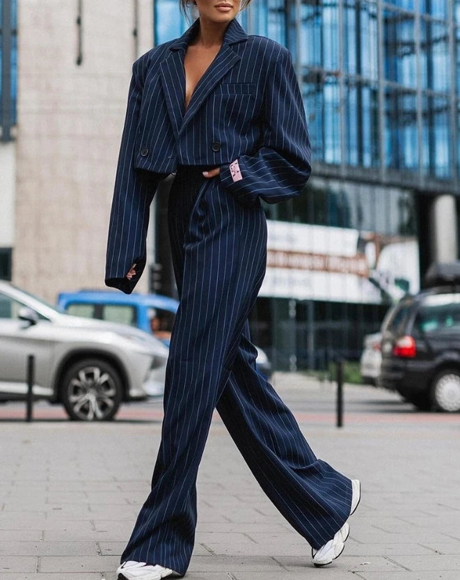 Damen Blazer Set – Vielseitig und Komfortabel, Schwarz 4