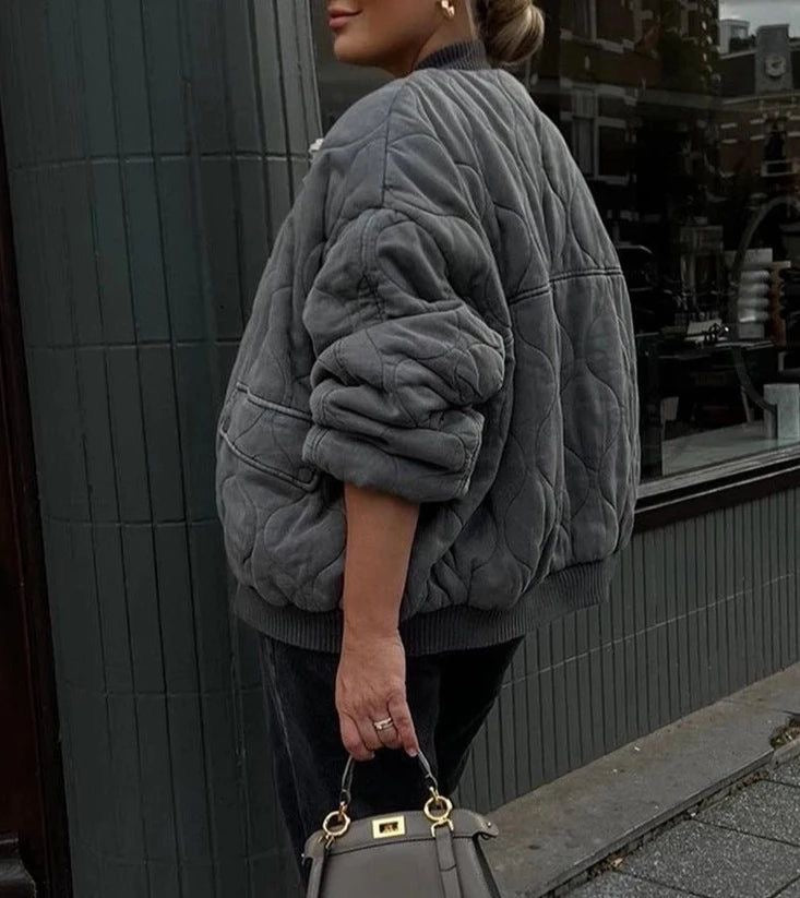 Damen Bomberjacke - Gewatteert, Casual Fit für Herbst 2