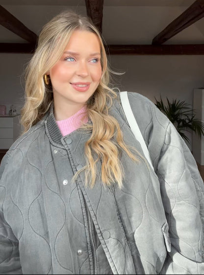 Damen Bomberjacke - Gewatteert, Casual Fit für Herbst 3