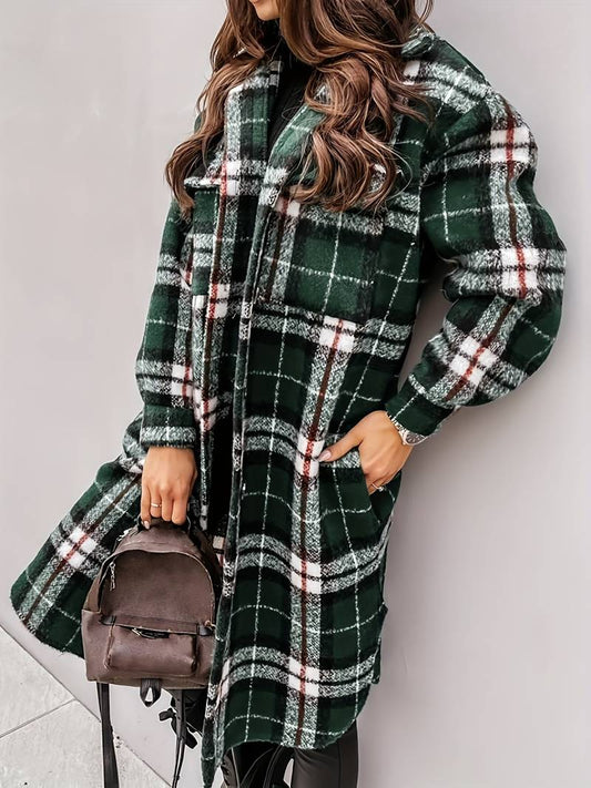 Damen Geruite Modejas – Zeitloses Design, Bequeme Passform 0