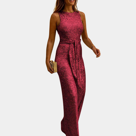 Damen Glitter Jumpsuit - Elegantes Design in verschiedenen Farben 0