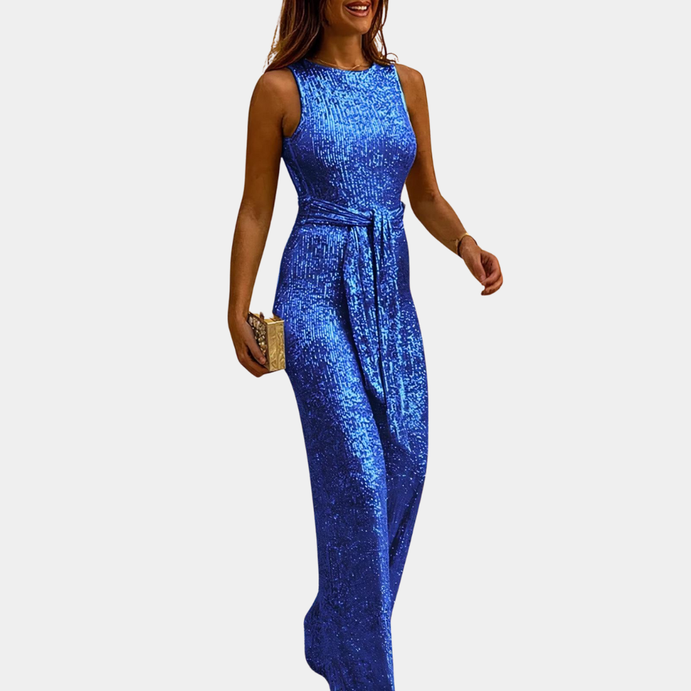Damen Glitter Jumpsuit - Elegantes Design in verschiedenen Farben 2