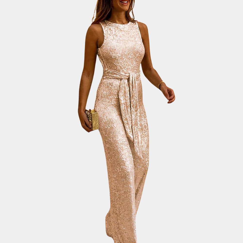 Damen Glitter Jumpsuit - Elegantes Design in verschiedenen Farben 3