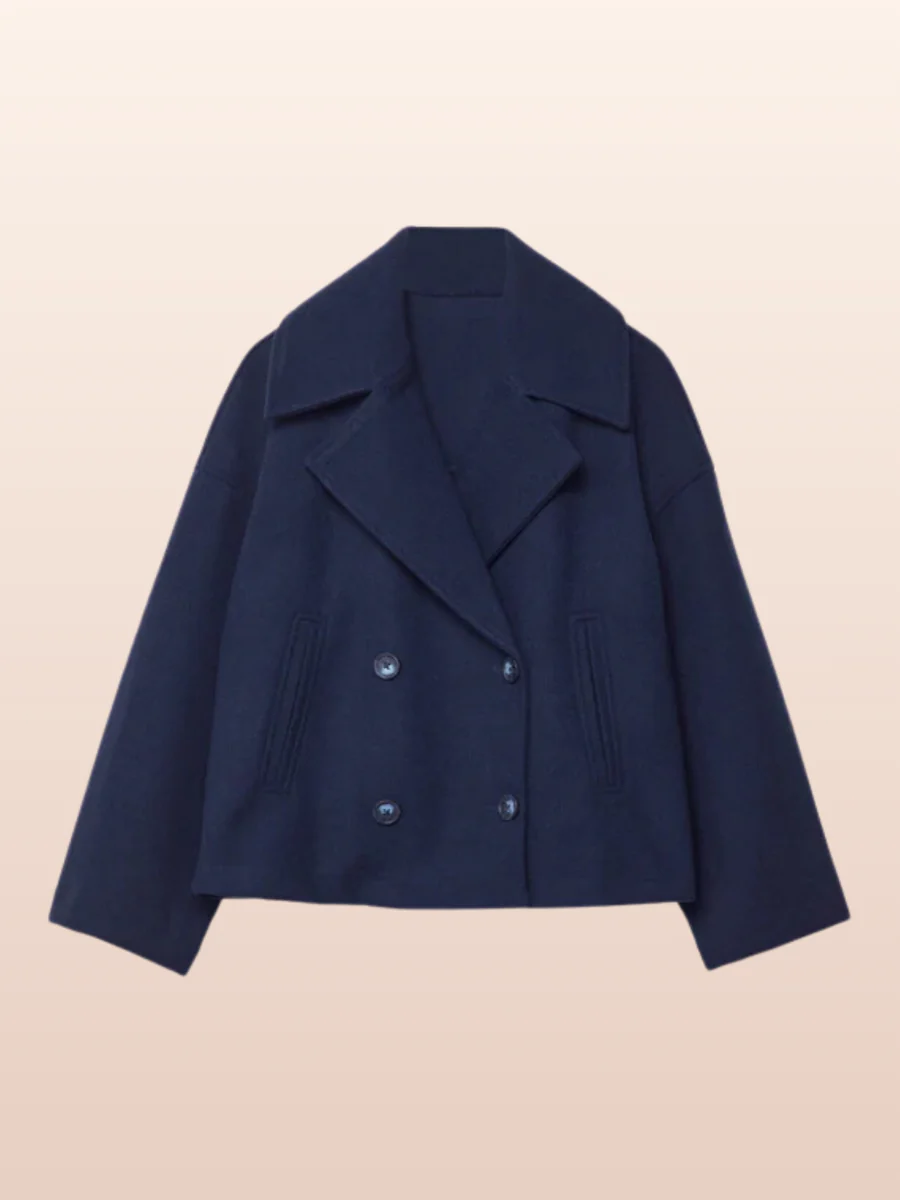Damen Herbstjacke - Klassisches Design mit Doppelreihe 1