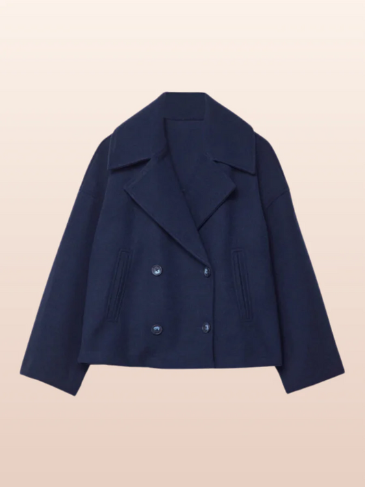 Damen Herbstjacke - Klassisches Design mit Doppelreihe 1