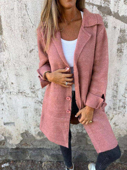 Damen Lange Strickjacke – Hochwertige, Weiche Materialien 2