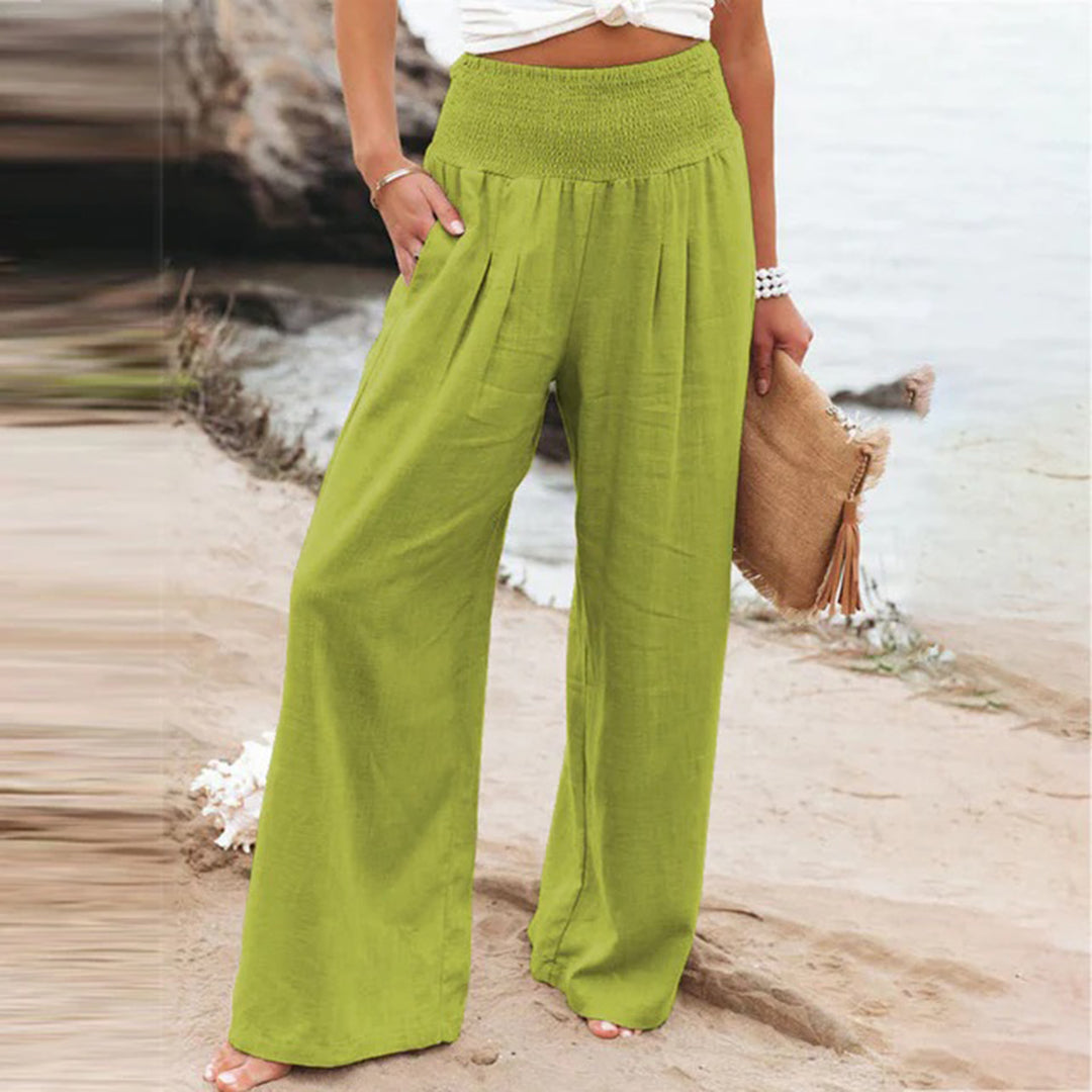 Damen Leinenhose – Stretch für Optimalen Komfort, Atmungsaktiv und Vielseitig 3