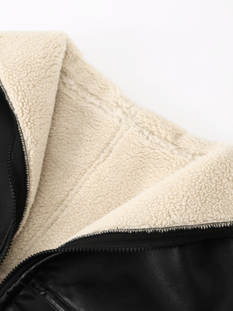 Damen Luxus Winterjacke – Mit Futter aus Kunstfell, Elegant 4