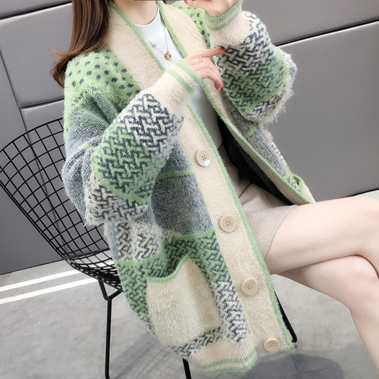 Damen Oversized Cardigan – Leicht und Bequem 0