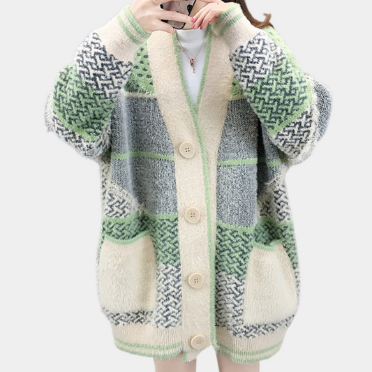 Damen Oversized Cardigan – Leicht und Bequem 1