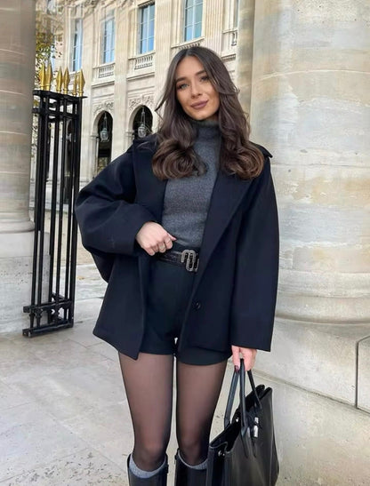 Damen Oversized Wolljacke – Eleganter Komfort für Herbst und Winter 1