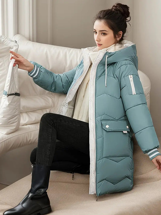 Damen Pufferjacke mit Taillenkordel – Hochwertige Isolierung, Modern 1