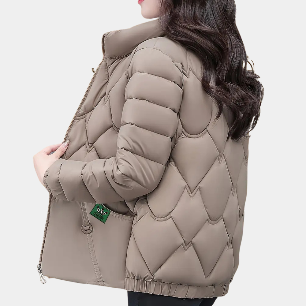 Damen Puffy Winterjacke – Warmes Polyester, Modisch 2
