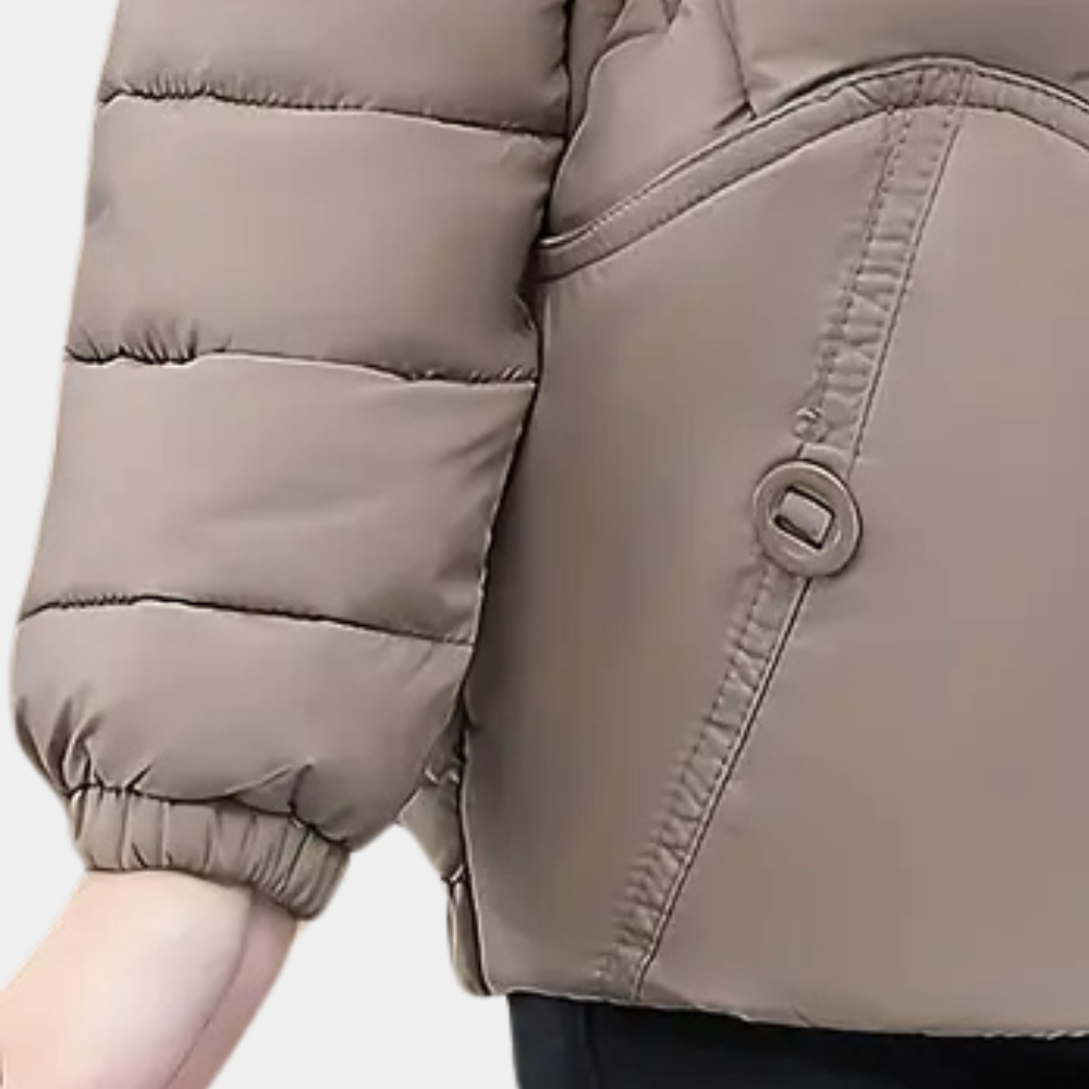 Damen Puffy Winterjacke – Warmes Polyester, Modisch 4