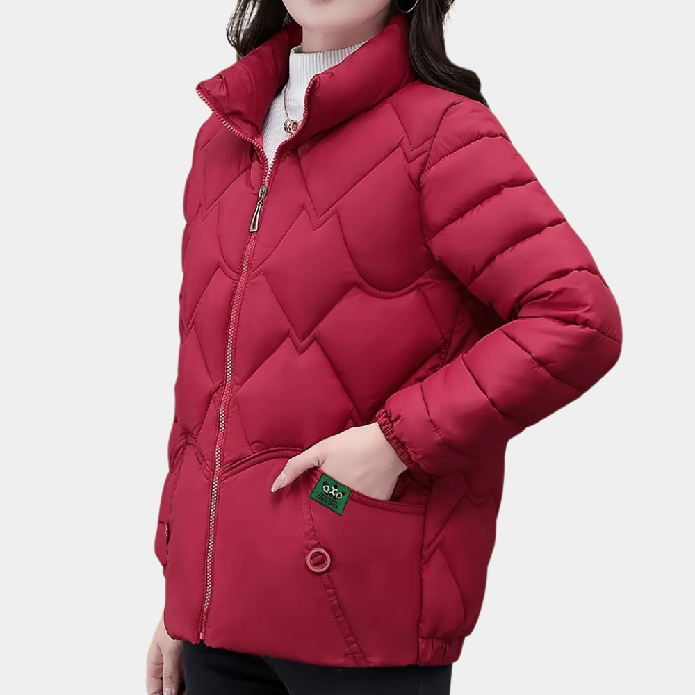 Damen Puffy Winterjacke – Warmes Polyester, Modisch 6