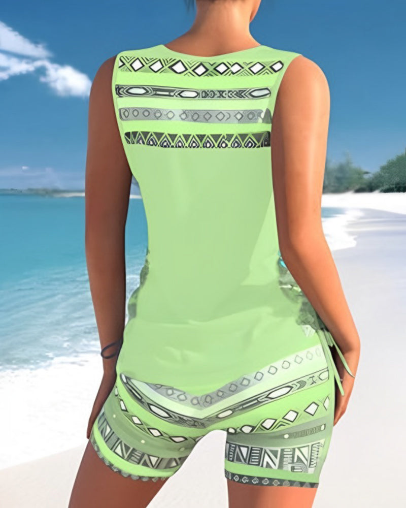 Damen Tankini Badeanzug – Bequeme Passform, Vielseitig 4