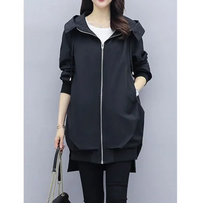 Damen Trenchcoat mit Kapuze – Stilvoll und Funktional für Übergangszeiten 5