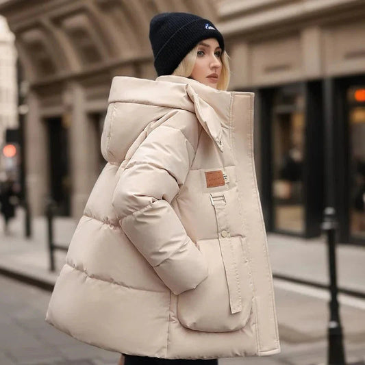Damen Winterjacke - Wasserabweisend mit Kapuze, Daunenfüllung 0