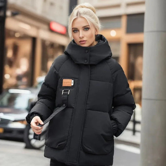 Damen Winterjacke - Wasserabweisend mit Kapuze, Daunenfüllung 1