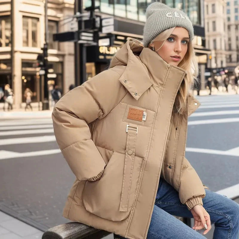 Damen Winterjacke - Wasserabweisend mit Kapuze, Daunenfüllung 3