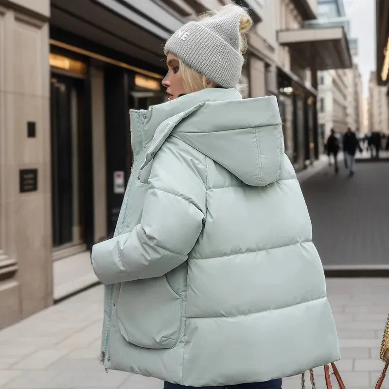 Damen Winterjacke - Wasserabweisend mit Kapuze, Daunenfüllung 5