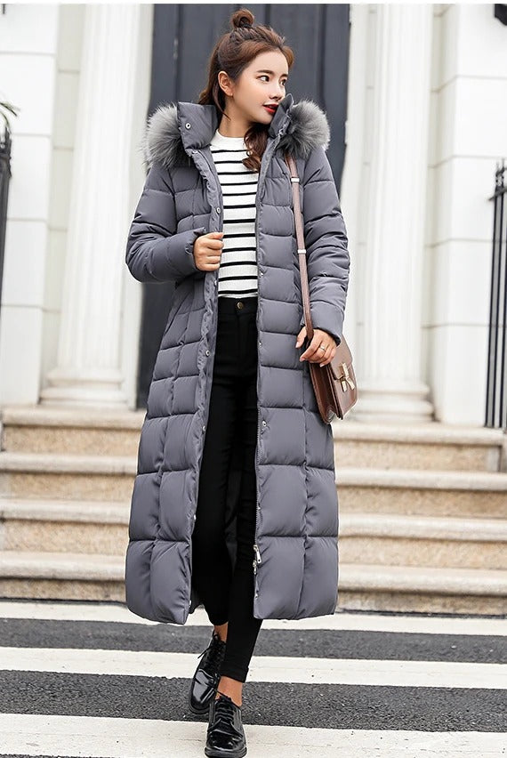 Damen Winterjacke – Hochwertige Isolierung, Elegante Lange Form mit Gürtel 5