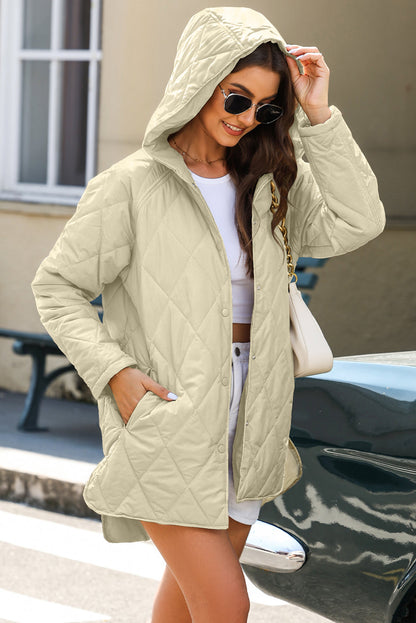 Damen Winterjacke mit Kapuze – Hochwertige Polyesterfüllung, Elegant 2