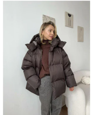 Damen Winterjacke mit Kapuze – Isoliert, Bequem und Stilvoll 1