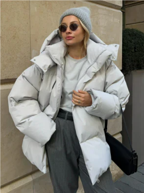 Damen Winterjacke mit Kapuze – Isoliert, Bequem und Stilvoll 5