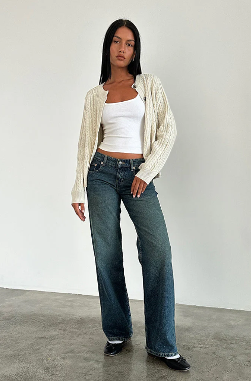 Damen | Trendige Low-Rise Stretchdenim Jeans für Komfort und Stil 4