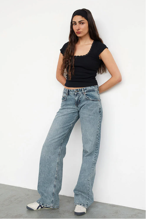 Damen | Trendige Low-Rise Stretchdenim Jeans für Komfort und Stil 6